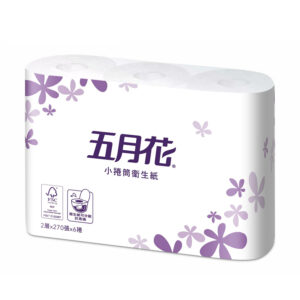 【五月花】小捲筒衛生紙270張*6捲*16袋/箱